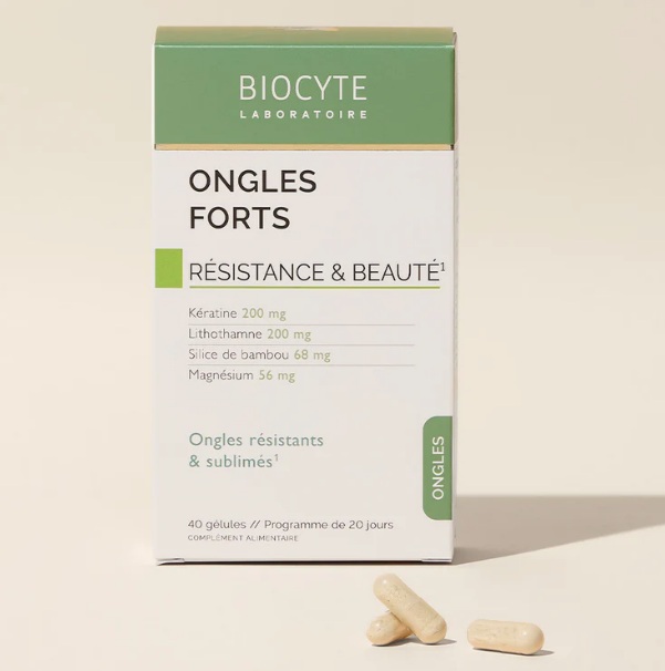 Biocyte Kapsule za močne & zdrave nohte ONGLES FORTS, 40 kapsul
