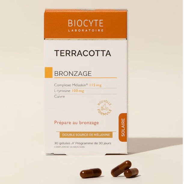 Biocyte Kapsule za pripravo kože na sonce TERRACOTTA SOLAIRE, 30 kapsul