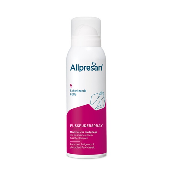 Puder v spreju za potne noge ALLPRESAN 5, 125 ml