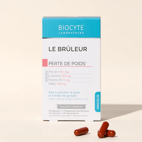 Biocyte Kapsule za hujšanje & izgorevanje maščob FATBURNER, 60 kapsul